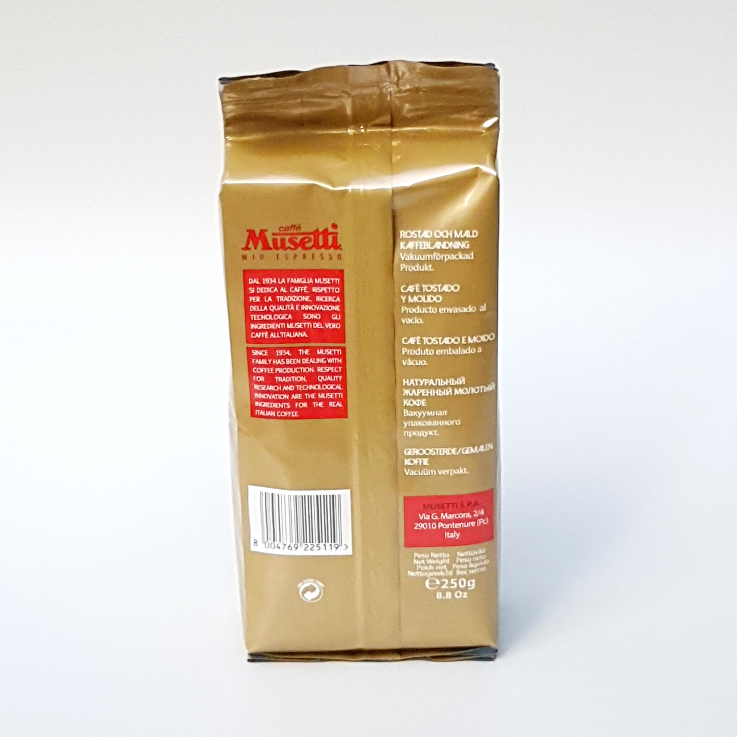 Lavazza Qualita Oro mezcla de café molido, tostado medio, latas de 8.8 onzas