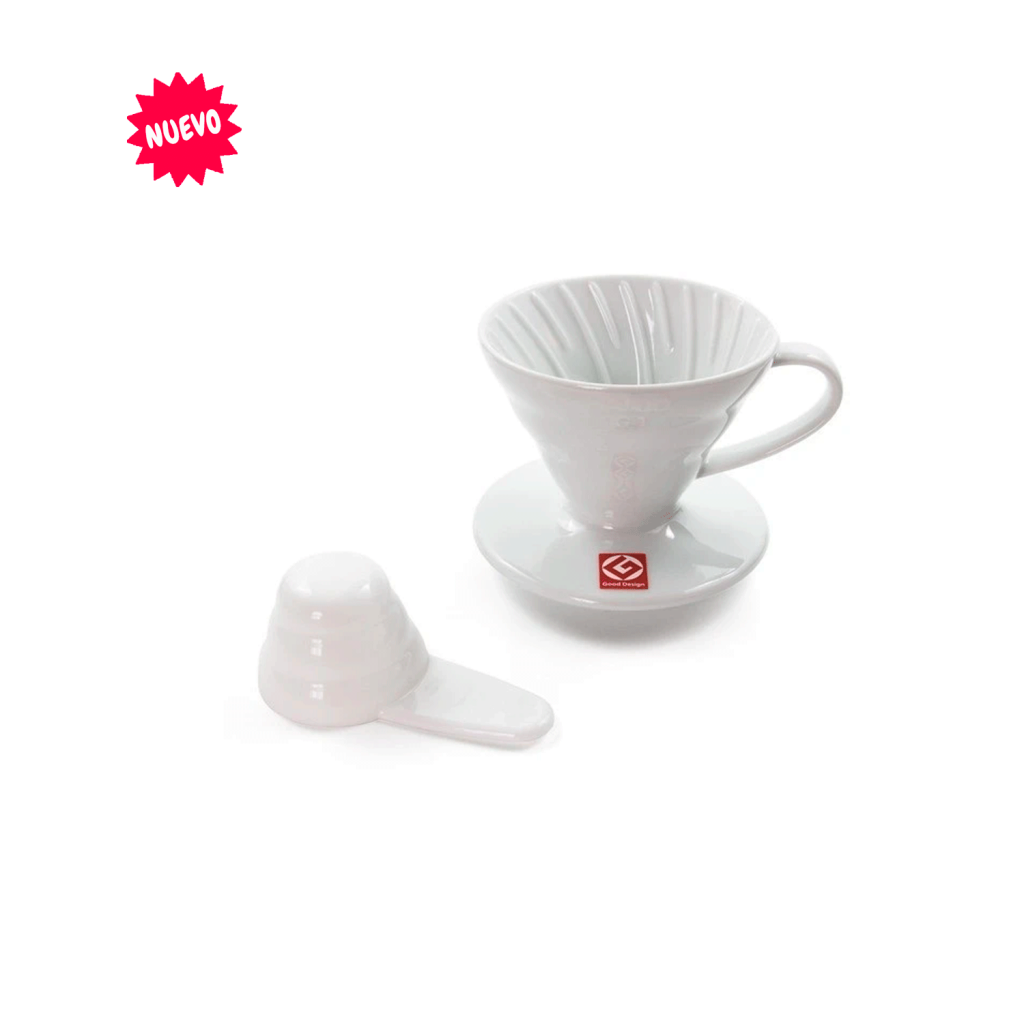 Dripper Hario V60 01 Acrílico transparente - Nos gusta el café Chile ☕