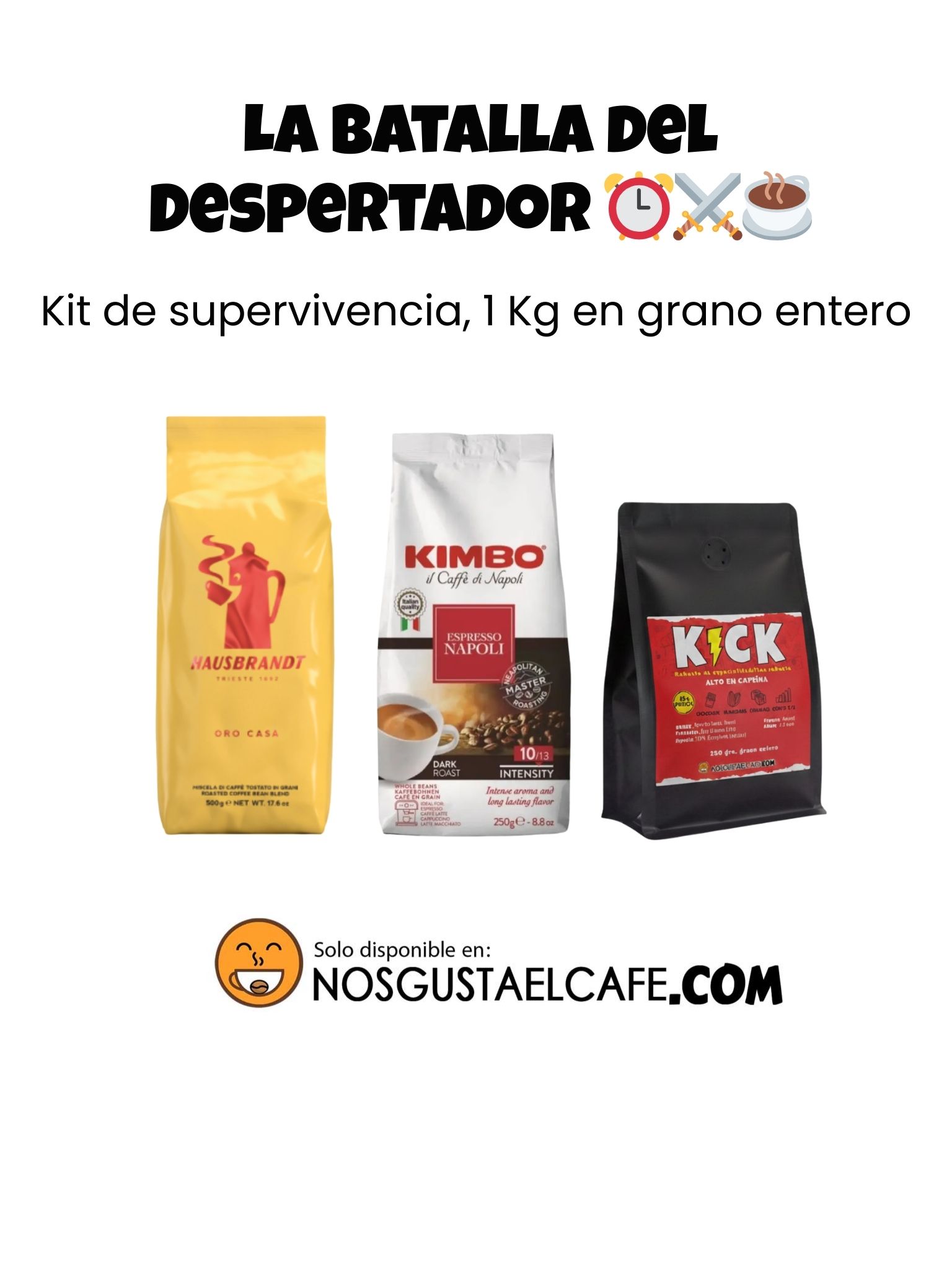 Kit de supervivencia kilo grano