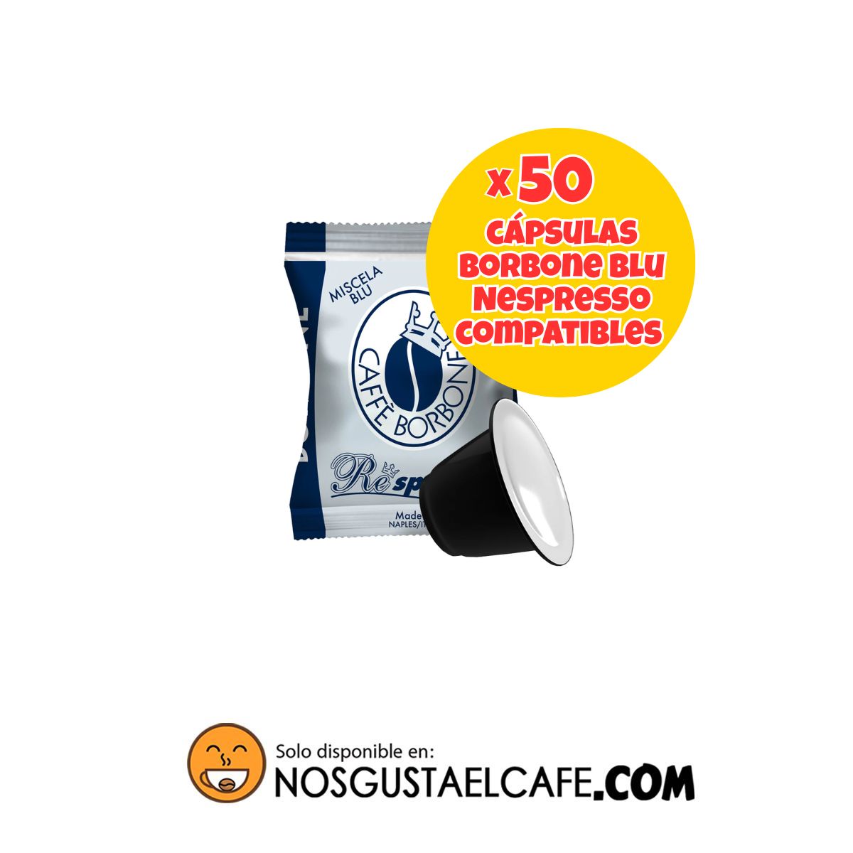 50 Borbone Blu Nespresso