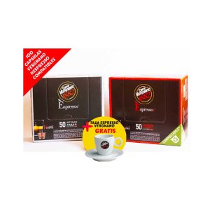 Pack 100 cápsulas Vegnano Nespresso® compatibles + Taza espresso