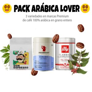 Pack 3 variedades en grano entero, arábica lover