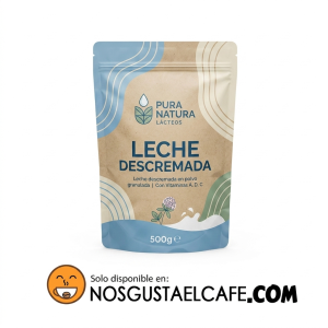 Leche granulada descremada Milkee, envase 500 grs.