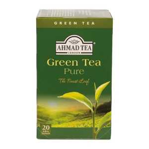 Té verde Ahmad / Pure Green Tea, caja de 20 bolsas