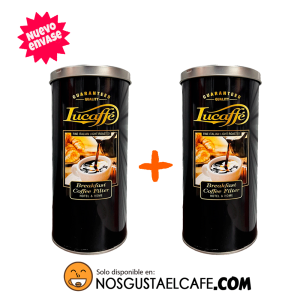 Lucaffe Breakfast Coffee Filter, 2 latas 500 grs. molido
