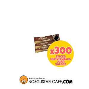 300 Sticks Café Juan Valdez Clásico Instantáneo Liofilizado