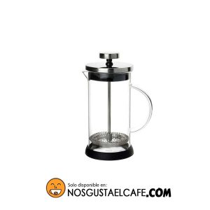 Cafetera de émbolo/ prensa francesa, 350 ml, vidrio y acero inoxidable