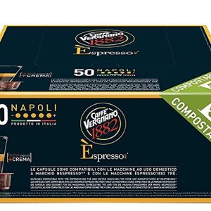 50 Cápsulas compostables Vegnano Napoli para Nespresso®
