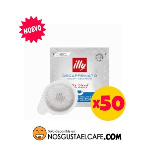 Illy Descafeinado, monodosis E.S.E. POD/Cialda, Pack 50 unidades