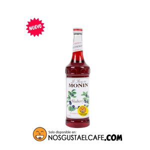Syrup Monin sabor arándano/blueberry, botella de 750 ml