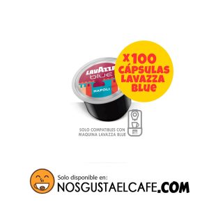Pack 100 cápsulas para máquina Lavazza Blue® original, variedad Napoli
