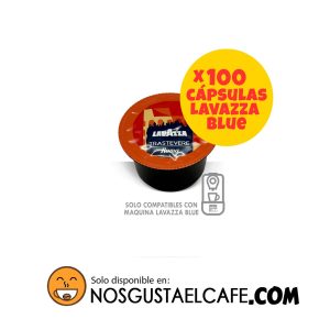 Pack 100 cápsulas Lavazza Blue compatibles, variedad Trastevere