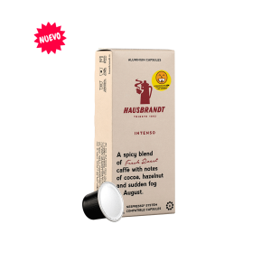 Cápsulas café italiano Hausbrandt Intenso, Compatibles con Nespresso® 10 unidades