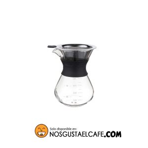 Cafetera tipo Chemex con filtro, 400 ml