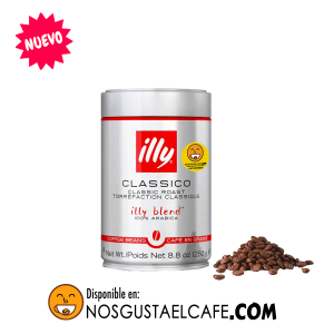Café italiano Illy Classico 100% Arábica 250 grs. en grano entero