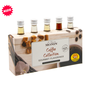 Pack Jarabes Saborizantes colección gourmet Monin, 5 Sabores