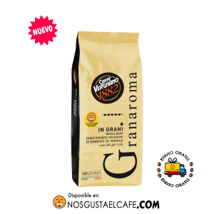 Café italiano Vergnano Granaroma grano entero, 1 Kilo