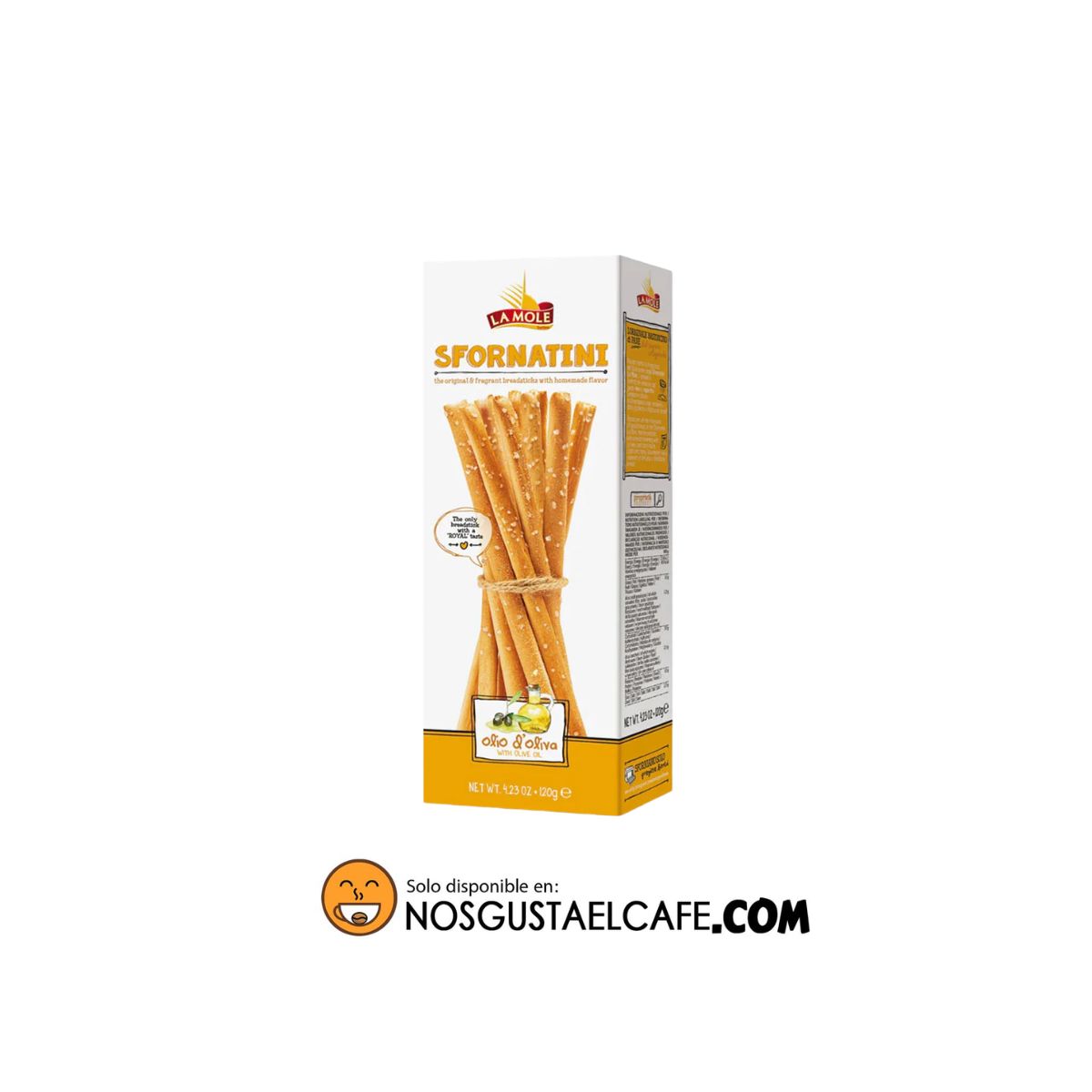 Grissini italiano La Mole Sfornatini Oliva, 120g