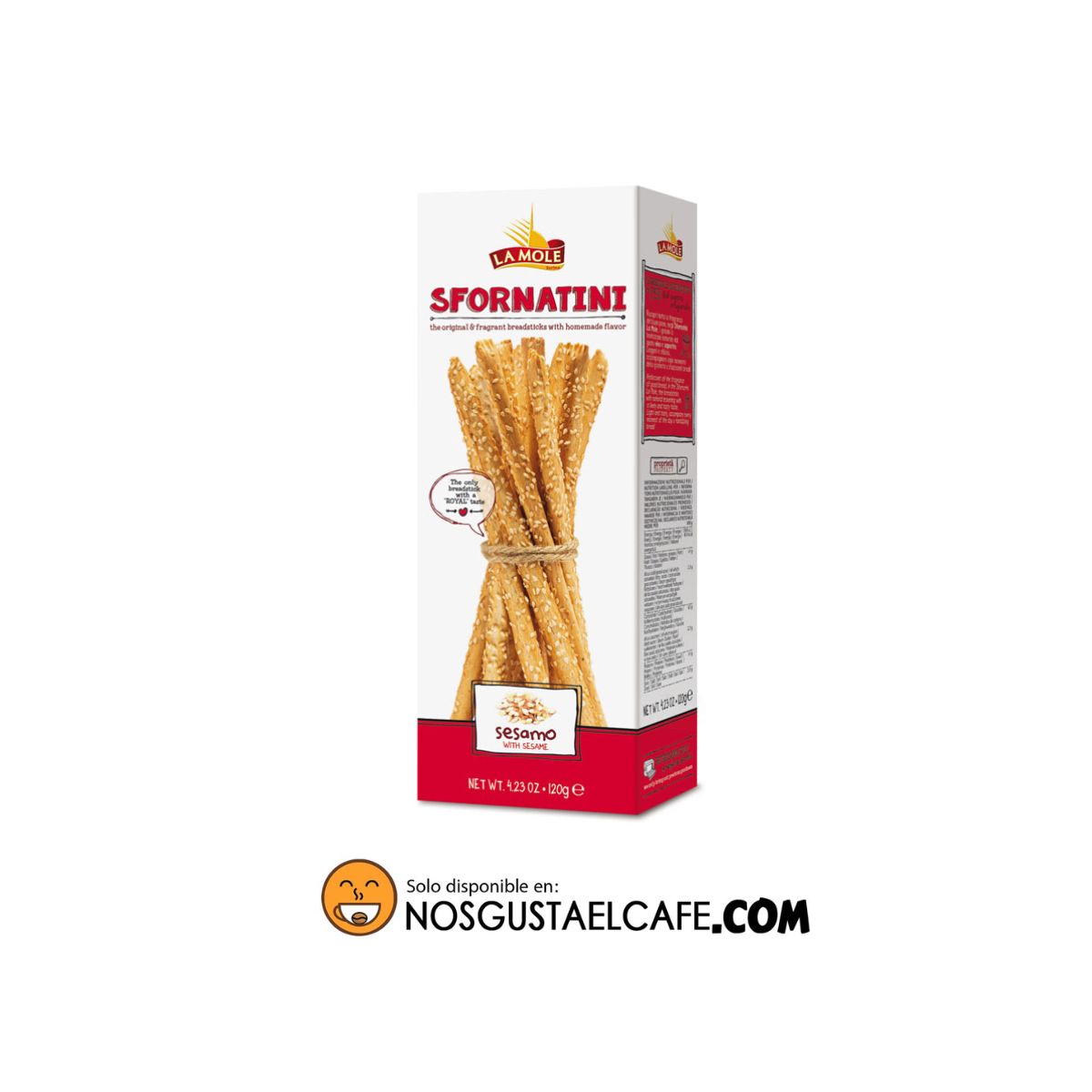 Grissini italiano Grissini italiano La Mole Sésamo, 120g