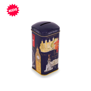 Caja alcancía de té London Icons Money Box Ahmad, 20 bolsitas individuales