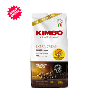 Café italiano Kimbo Espresso Extra Cream, 1 Kilo en grano entero