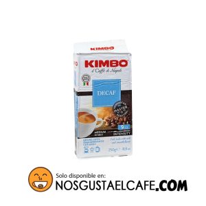 Café Kimbo Filtro Descafeinado, 250 grs. molido