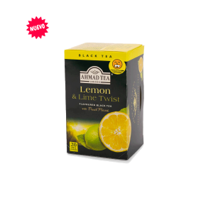 Té Ahmad Limón y Lima, caja de 20 bolsas