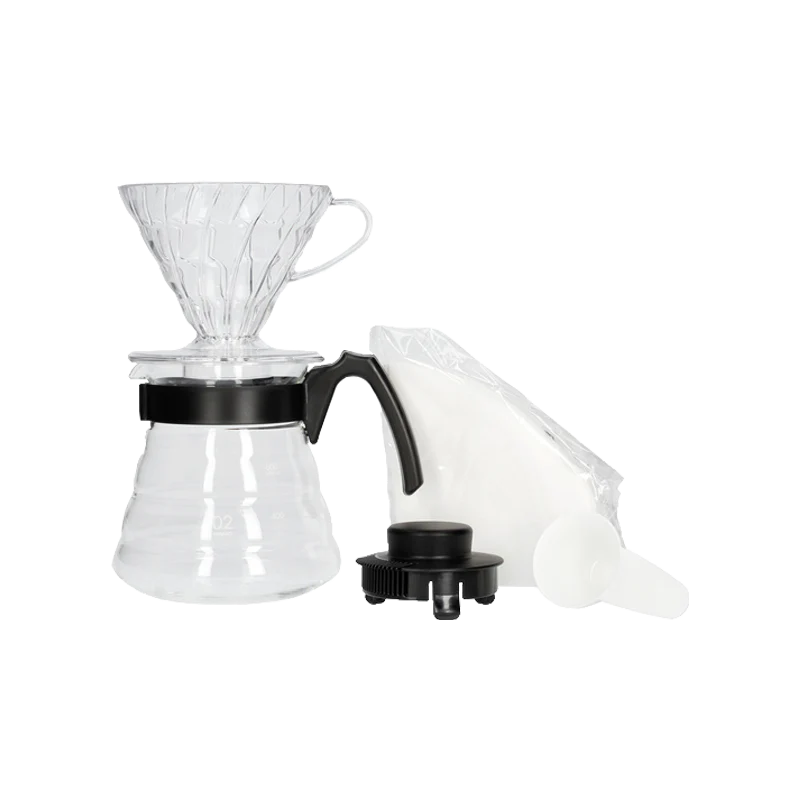 Kit Hario Dripper V60 02 acrílico + Jarra + Filtros - Image 2