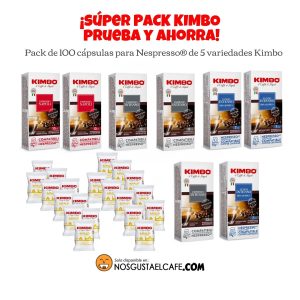 Pack 100 Cápsulas Kimbo Nespresso® Compatibles