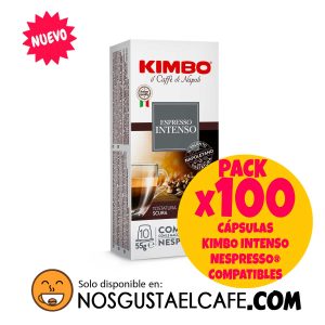 Pack 100 Cápsulas Kimbo Intenso compatibles con Nespresso®