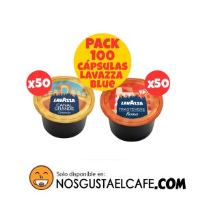 Pack 100 Cápsulas para máquina Lavazza Blue, mix de dos variedades