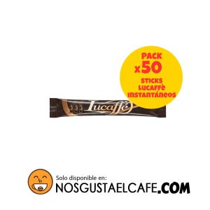Pack 50 Sticks Café Lucaffè Instantáneo Liofilizado