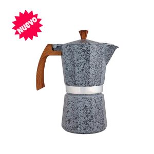 Cafetera Moka Italiana 6 Tazas modelo Pompeya, Simple Cook