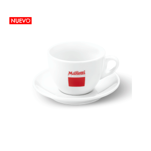 Taza para café tamaño cappuccino Musetti, porcelana blanca 200 ml app