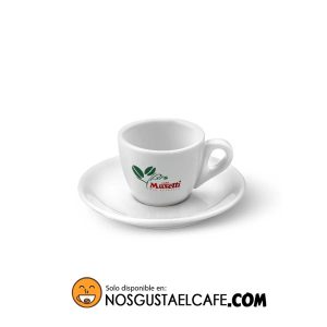 Taza para Café Espresso Musetti, porcelana blanca 70 ml