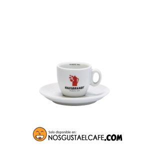 Taza espresso Hausbrandt, porcelana blanca, 70 ml app
