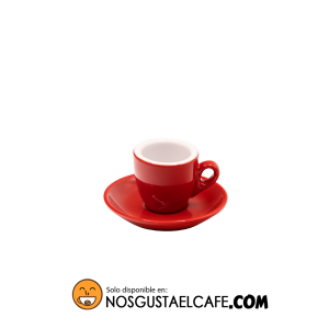 Taza Espresso Nuova Point modelo Palermo roja, 70 ml app.
