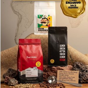 Trifecta Cafetera: Selección Andina & Volcánica, 3 orígenes en grano entero