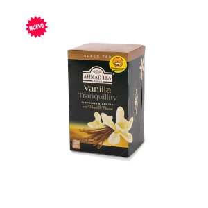 Té Ahmad sabor Vainilla, caja de 20 bolsas