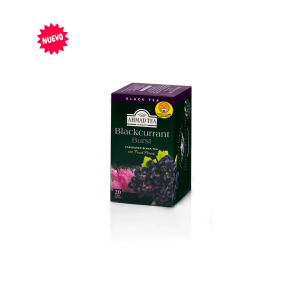 Té Ahmad sabor Blackcurrant/grosella negra, caja de 20 bolsas