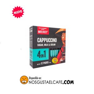 Café vietnamita Mr. Viet instantáneo cappuccino, 12 sobres