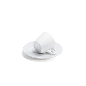 Taza Lavazza importada de Italia, tamaño cappuccino edición Premium Collection, porcelana blanca
