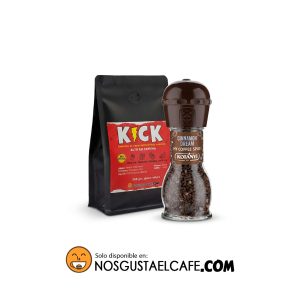 Pack "Despertar Intenso": Café doble cafeína Kick  250g+ Kotanyi Canela
