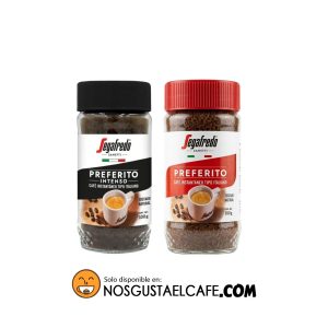 Pack Dúo Segafredo instantáneo Preferito, Classico e Intenso, 100grs. c/u